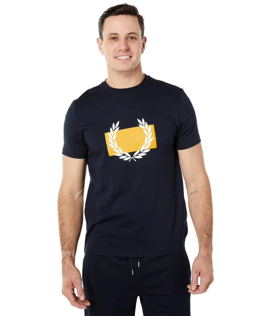 商品Fred Perry|Laurel Wreath Print T-Shirt,价格¥305,第1张图片