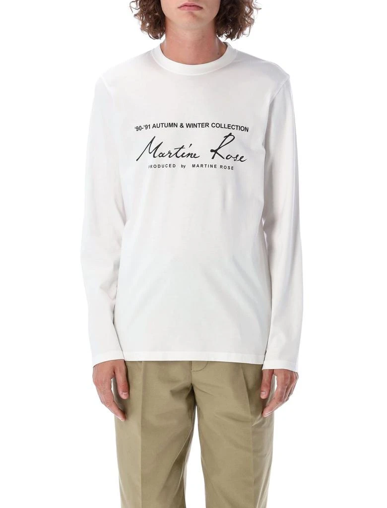 商品Martine Rose|Martine Rose Logo-Printed Long-Sleeved T-Shirt,价格¥748,第1张图片