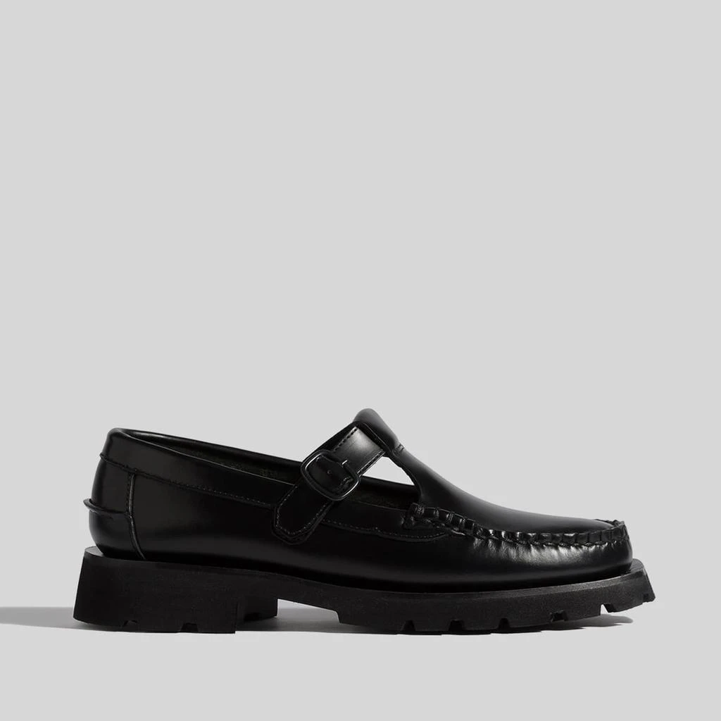 商品Hereu|Hereu Women's Alber Sport Leather Flats - Black,价格¥3574,第1张图片