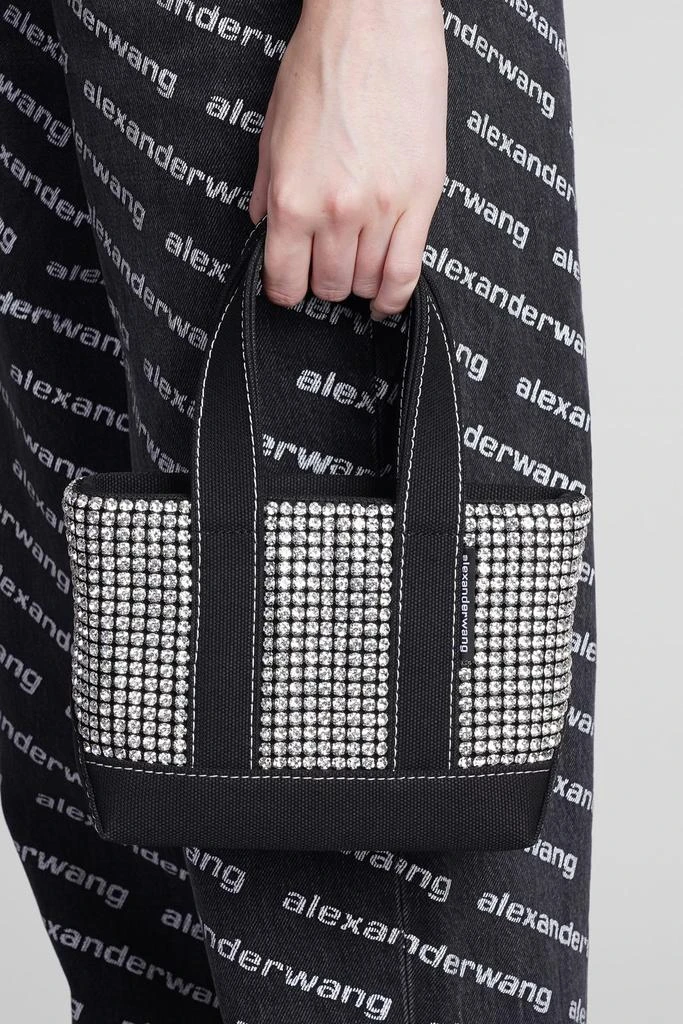 商品Alexander Wang|Alexander Wang Cruiser Hand Bag In Black Synthetic Fibers,价格¥3888,第2张图片详细描述