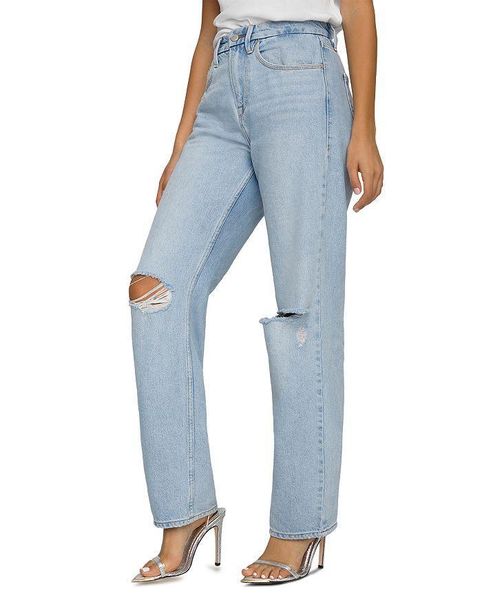 商品Good American|Good 90s High Rise Wide Leg Jeans in Blue542,价格¥1155,第6张图片详细描述