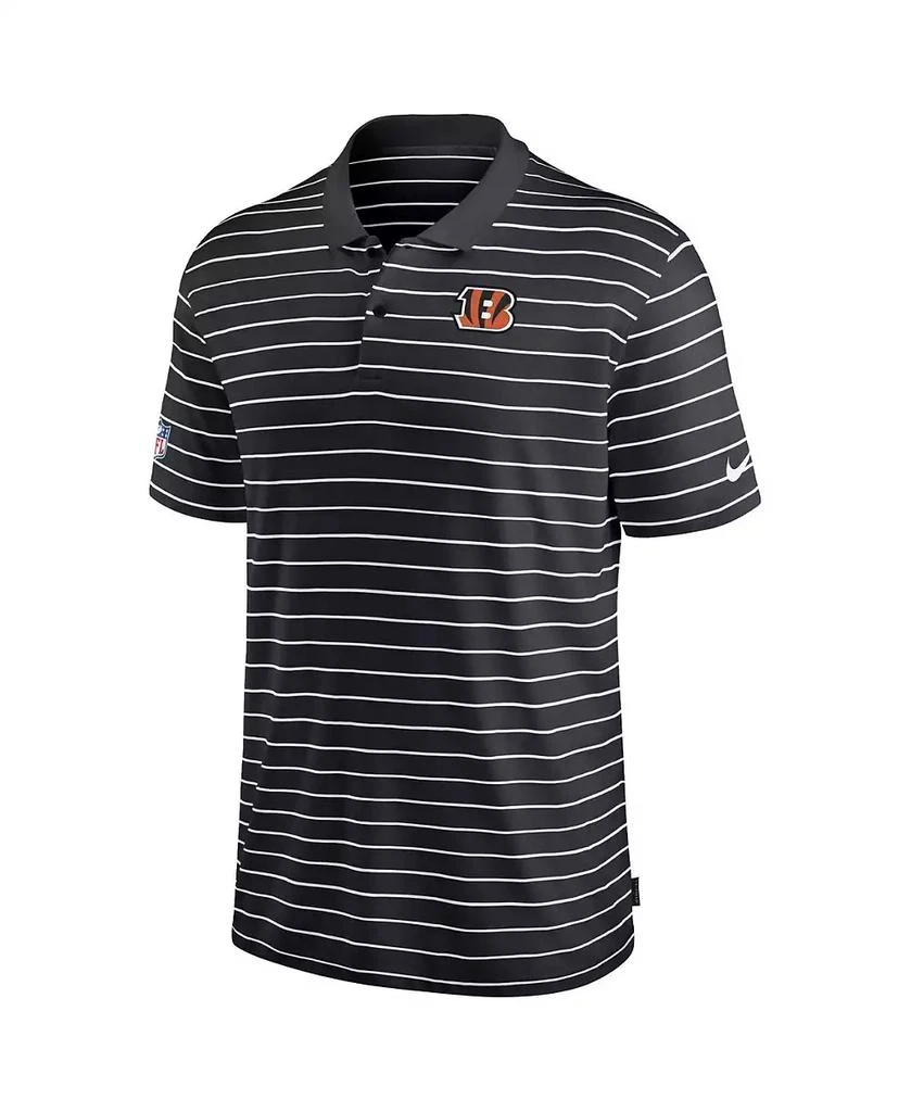 商品NIKE|Men's Black Cincinnati Bengals Sideline Lock Up Victory Performance Polo Shirt,价格¥397,第3张图片详细描述