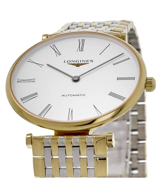 商品Longines|Longines La Grande Classique Automatic White Dial PVD Yellow Steel Unisex Watch L4.918.2.11.7,价格¥12293,第2张图片详细描述