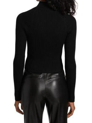 商品Alice + Olivia|Irena Rib-Knit Cropped Sweater,价格¥937,第2张图片详细描述