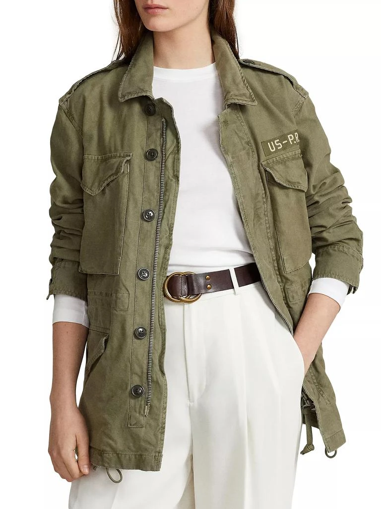 商品Ralph Lauren|Cotton Twill Utility Jacket,价格¥3018,第4张图片详细描述