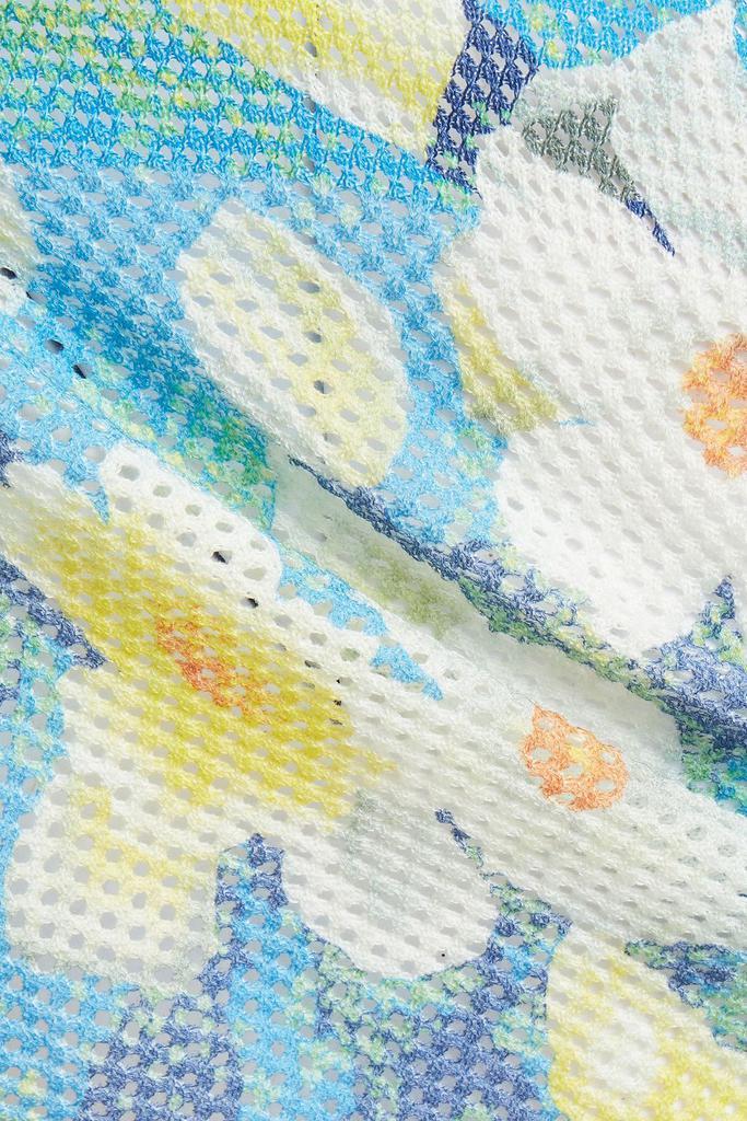 商品Kenzo|Floral-print pointelle-knit cotton-blend sweater,价格¥1243,第6张图片详细描述