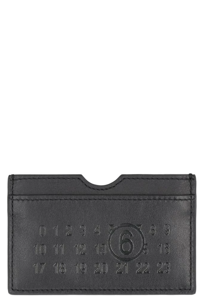 商品MM6|LEATHER CARD HOLDER,价格¥987,第1张图片