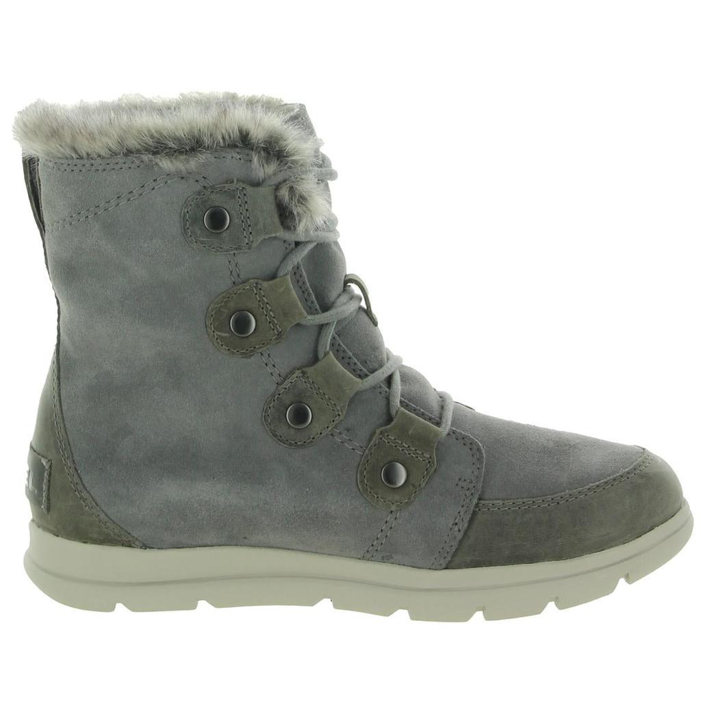 商品SOREL|Sorel Womens Explorer Joan Suede Faux Fur Winter Boots,价格¥838,第6张图片详细描述