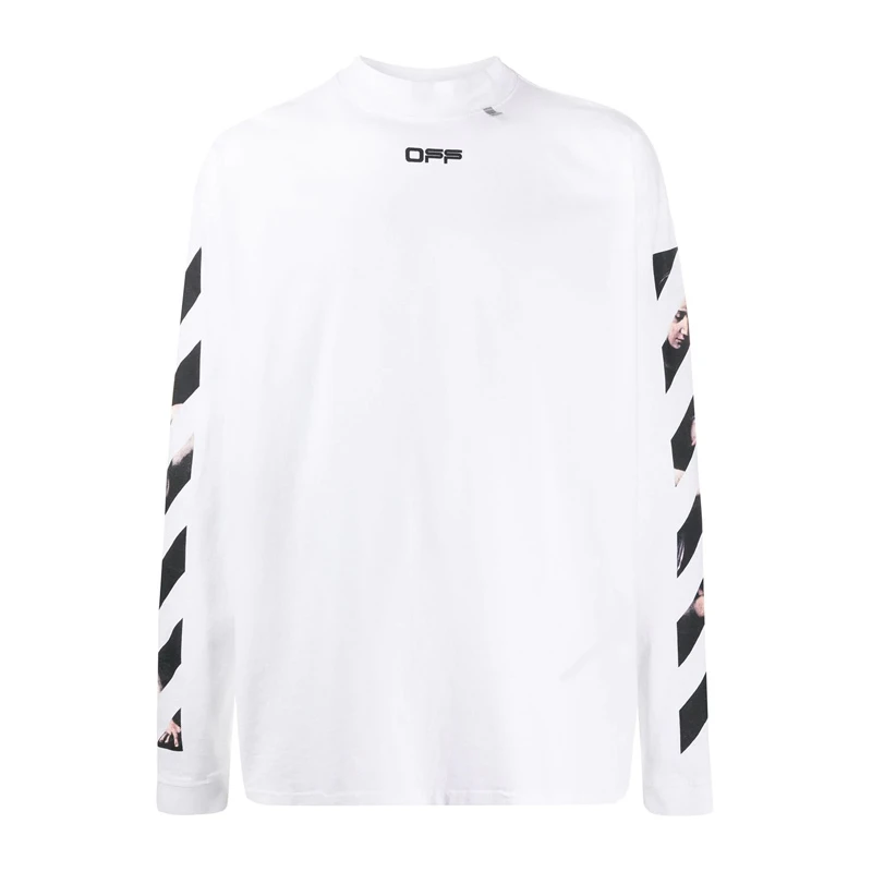 商品Off-White|OFF WHITE 男士白色字母logo'图案卫衣 OMAB032S20185004-0188,价格¥826,第1张图片