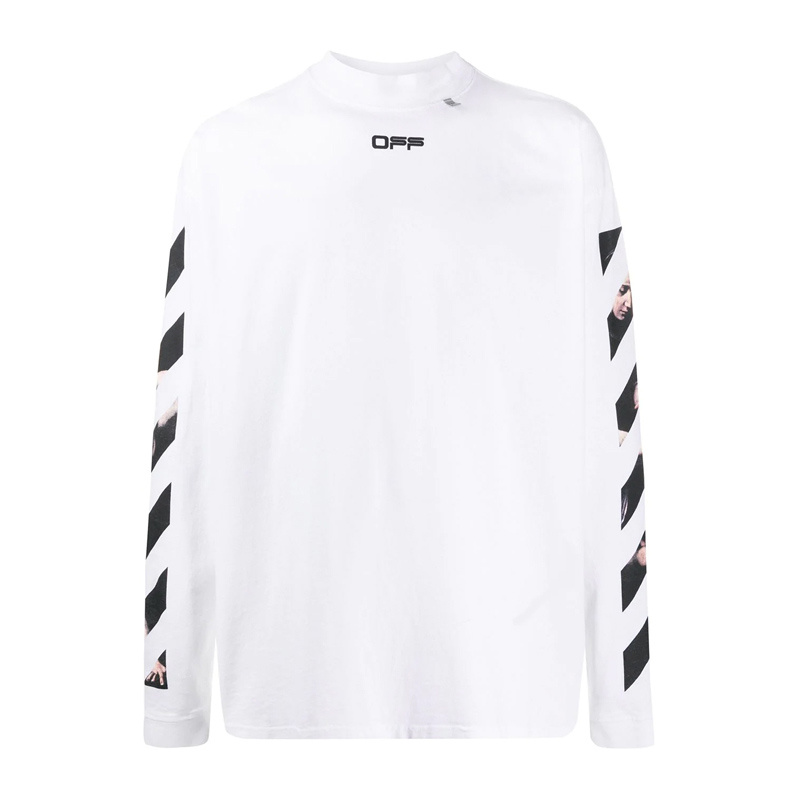 商品Off-White|OFF WHITE 男士白色字母logo'图案卫衣 OMAB032S20185004-0188,价格¥1318,第1张图片