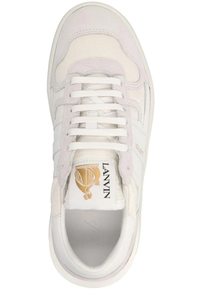 商品Lanvin|Lanvin Clay Panelled Lace-Up Sneakers,价格¥2257,第4张图片详细描述