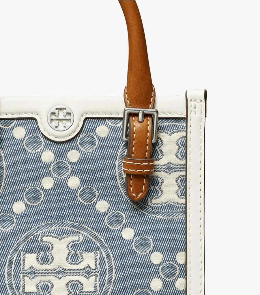 商品Tory Burch|Mini T Monogram Denim Tote,价格¥2475,第3张图片详细描述