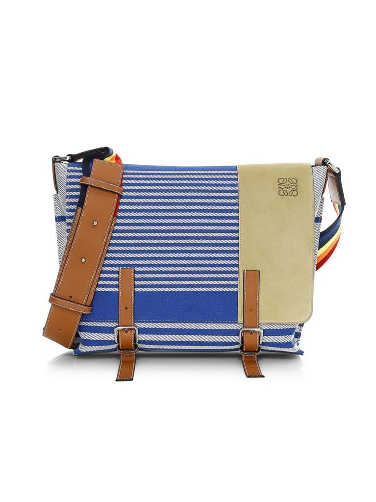 商品Loewe|Military Stripe Messenger Bag,价格¥14562,第1张图片