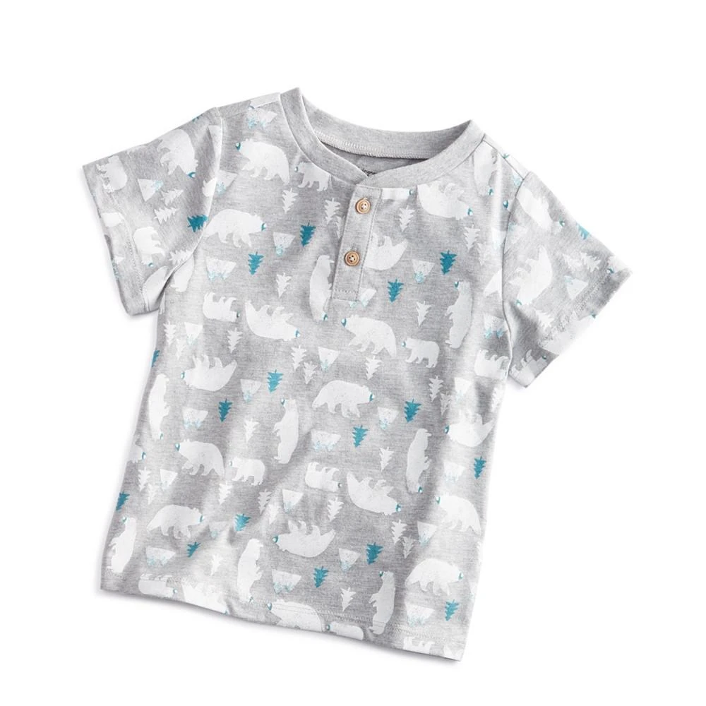 商品First Impressions|Baby Boys Polar Bear Party T Shirt, Created for Macy's,价格¥15,第1张图片