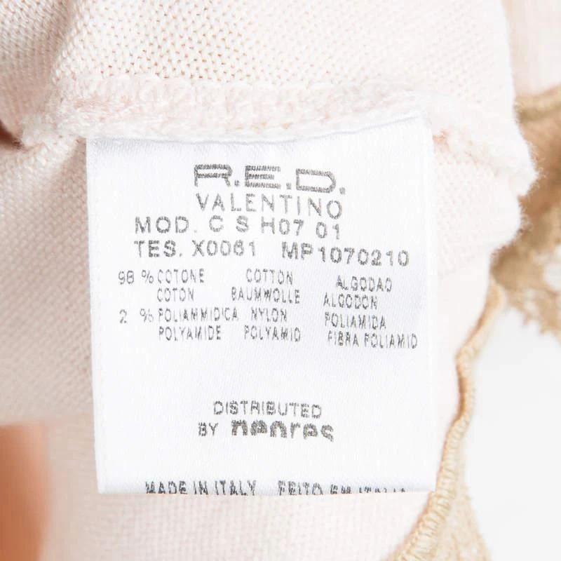 Red Valentino Baby Pink Knit Polka Dotted Top and Cropped Cardigan Set M 商品