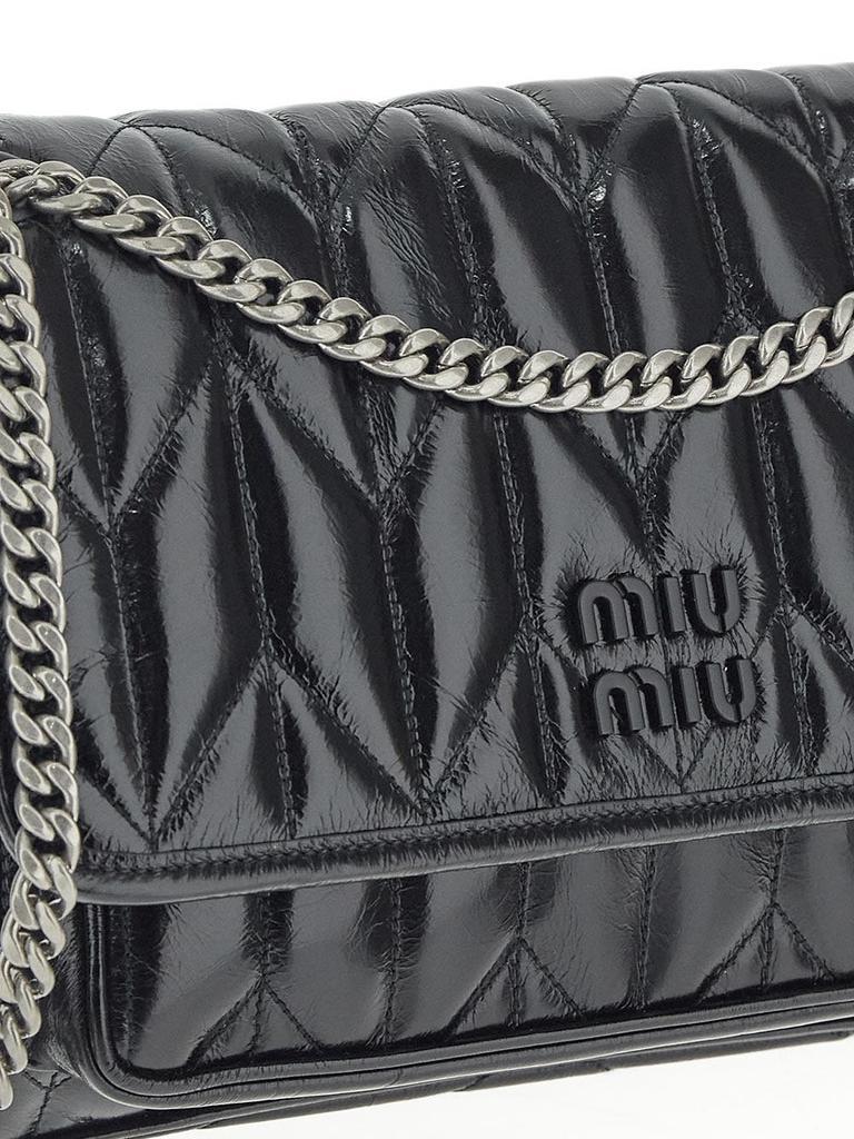 商品Miu Miu|Leather Quilter Shoulder Bag,价格¥13338,第6张图片详细描述