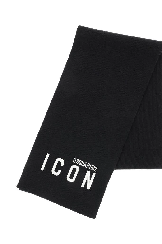 商品DSQUARED2|icon Wool Scarf,价格¥1941,第3张图片详细描述