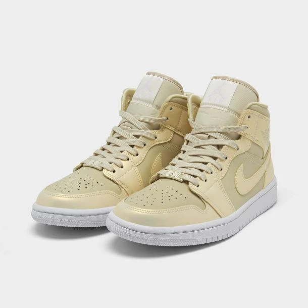 商品Jordan|Women's Air Jordan 1 Mid SE Premium Casual Shoes 鞋,价格¥893,第2张图片详细描述