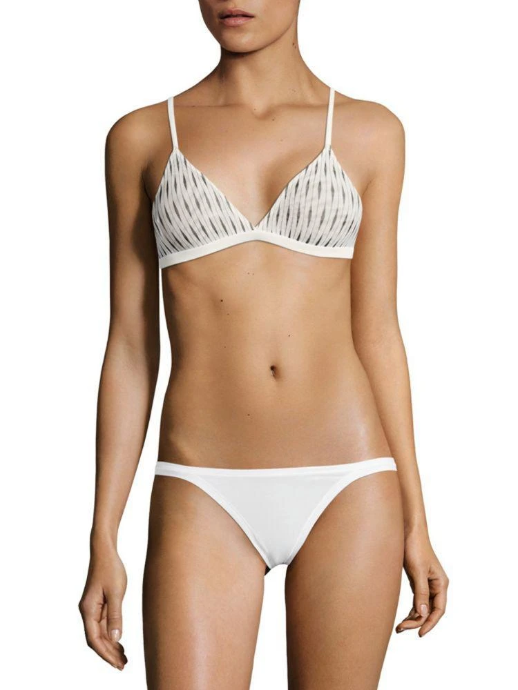 商品La Perla|Diamond Print Triangle Bra,价格¥334,第1张图片
