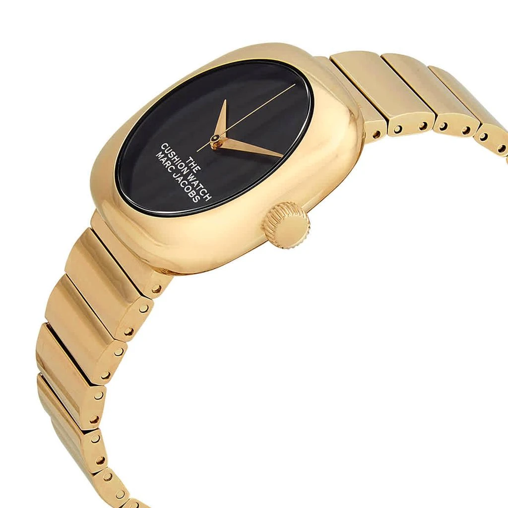 商品Marc Jacobs|Marc Jacobs The Cushion Quartz Black Dial Ladies Watch MJ0120179298,价格¥448,第2张图片详细描述