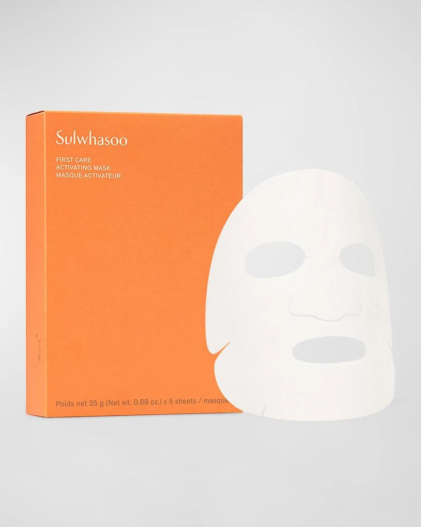 商品Sulwhasoo|Sulwhasoo First Care Activating Sheet Mask, Set of 5,价格¥486,第1张图片