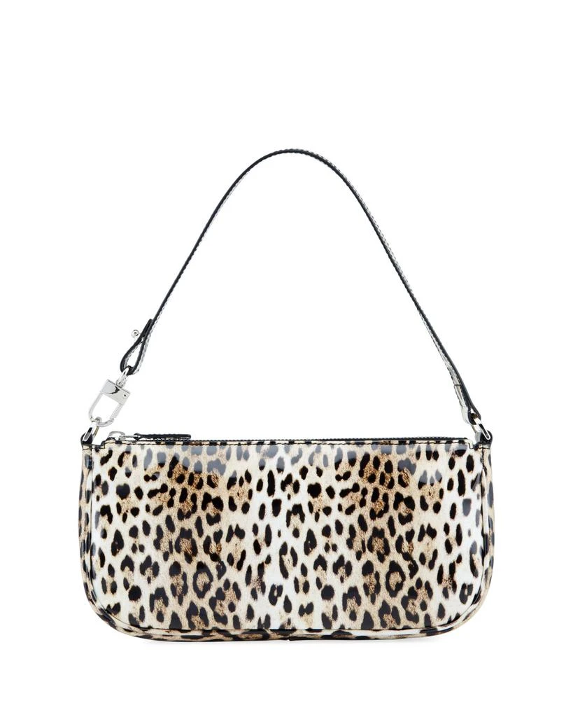 商品by FAR|Rachel Patent Leopard Shoulder Bag,价格¥1698,第1张图片