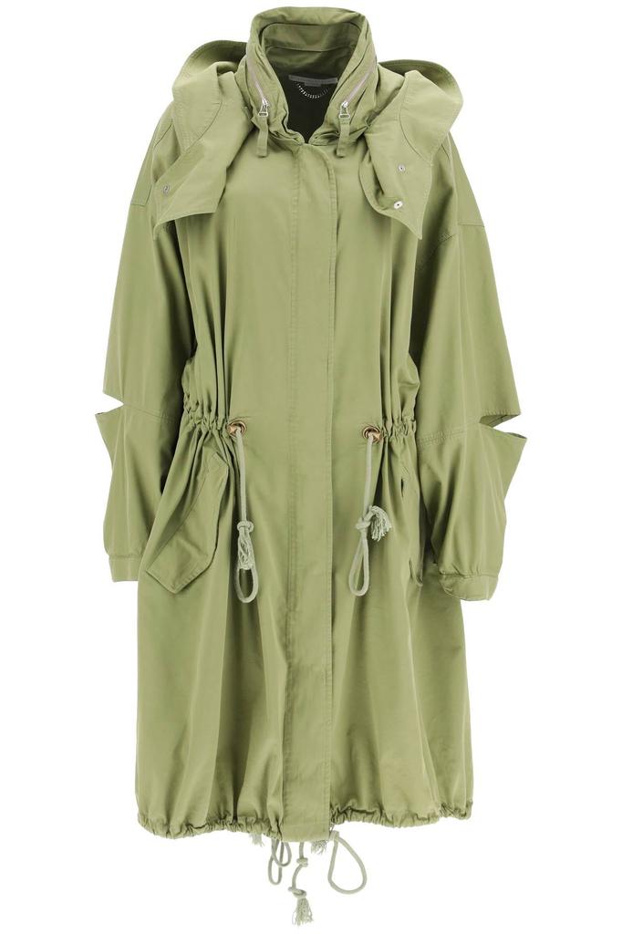 Stella mccartney oversized hooded parka商品第1张图片规格展示