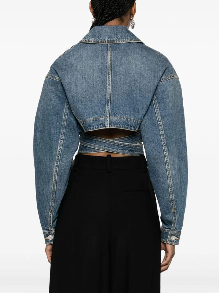 商品Alaïa|CAZADORA CROSSOVER JEAN DENIM,价格¥6369,第3张图片详细描述