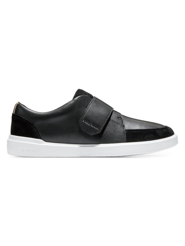 商品Cole Haan|Grand Crosscourt Monk-Strap Leather Sneakers,价格¥294,第1张图片