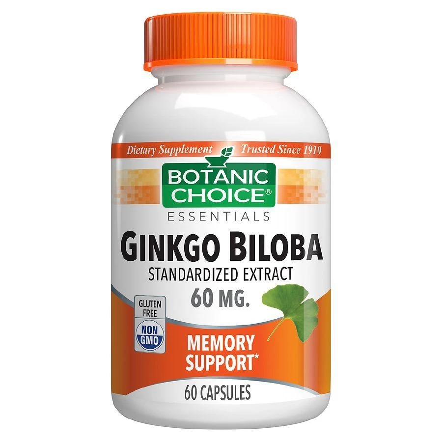 商品Botanic Choice|Ginkgo Biloba Extract 60mg,价格¥84,第1张图片