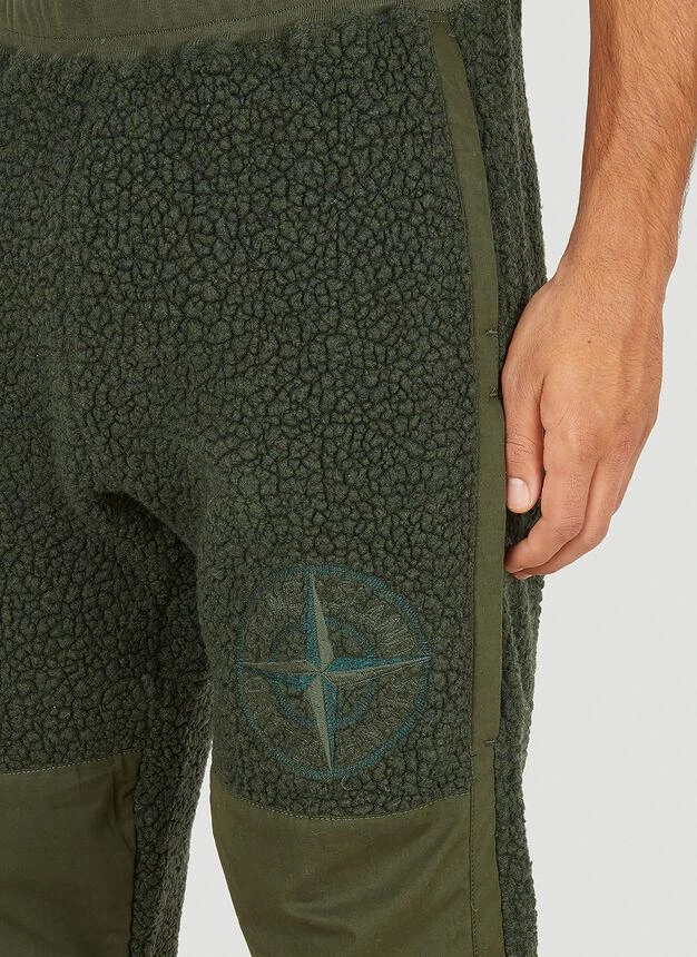 商品Stone Island|Colour Block Teddy Track Pants in Green,价格¥2923,第5张图片详细描述