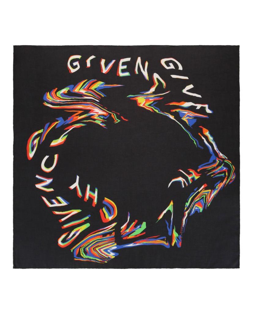 商品Givenchy|Watercolor Logo Scarf,价格¥894,第1张图片