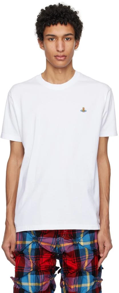 商品Vivienne Westwood|White Orb T-Shirt,价格¥432,第1张图片