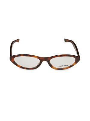 商品Balenciaga|​53MM Oval Cat Eye Core Optical Glasses,价格¥656,第1张图片