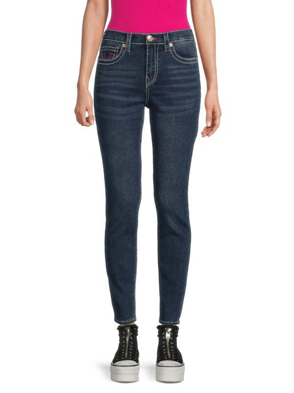 商品True Religion|Hallie High Rise Skinny Jeans,价格¥282,第1张图片