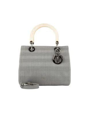 商品[二手商品] Dior|Tonal Striped Top Handle Bag,价格¥19630,第1张图片