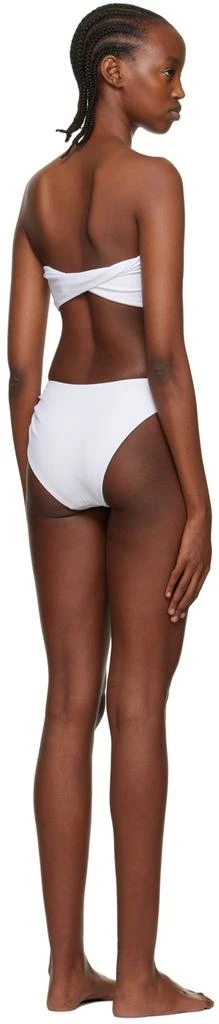 商品ROSETTA GETTY|White Twisted Bikini,价格¥768,第3张图片详细描述