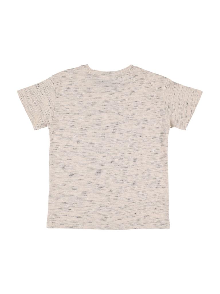 Tiger Embroidered Cotton Jersey T-shirt商品第2张图片规格展示
