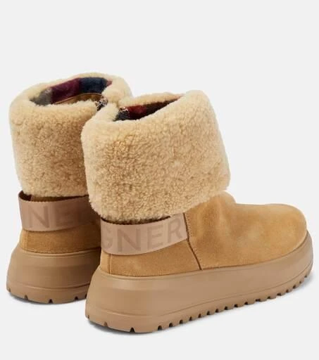 商品Bogner|羊毛皮衬里绒面革及踝靴,价格¥1665,第3张图片详细描述