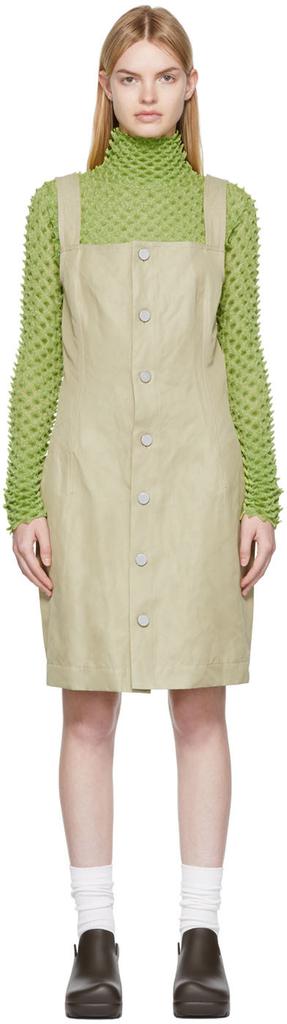 绿色棉质连衣裙商品第1张图片规格展示