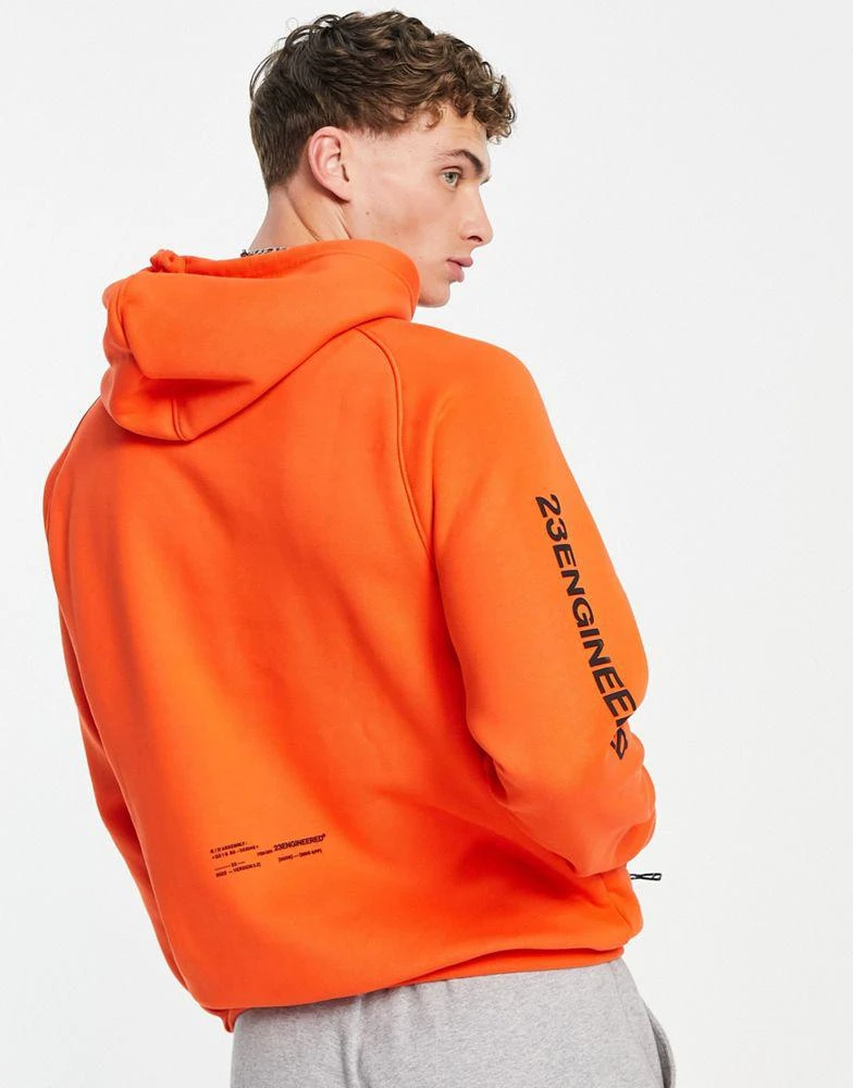 商品Jordan|Jordan 23 Engineered hoodie in team orange,价格¥426,第2张图片详细描述