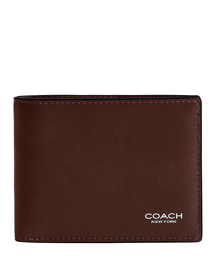 商品Coach|Leather Slim Billfold Wallet,价格¥1099,第1张图片详细描述