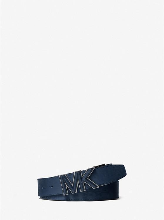 商品Michael Kors|Logo Buckle Leather Belt,价格¥1093,第1张图片