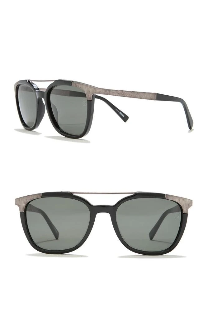商品Zegna|Top Bar 54mm Sunglasses,价格¥821,第1张图片
