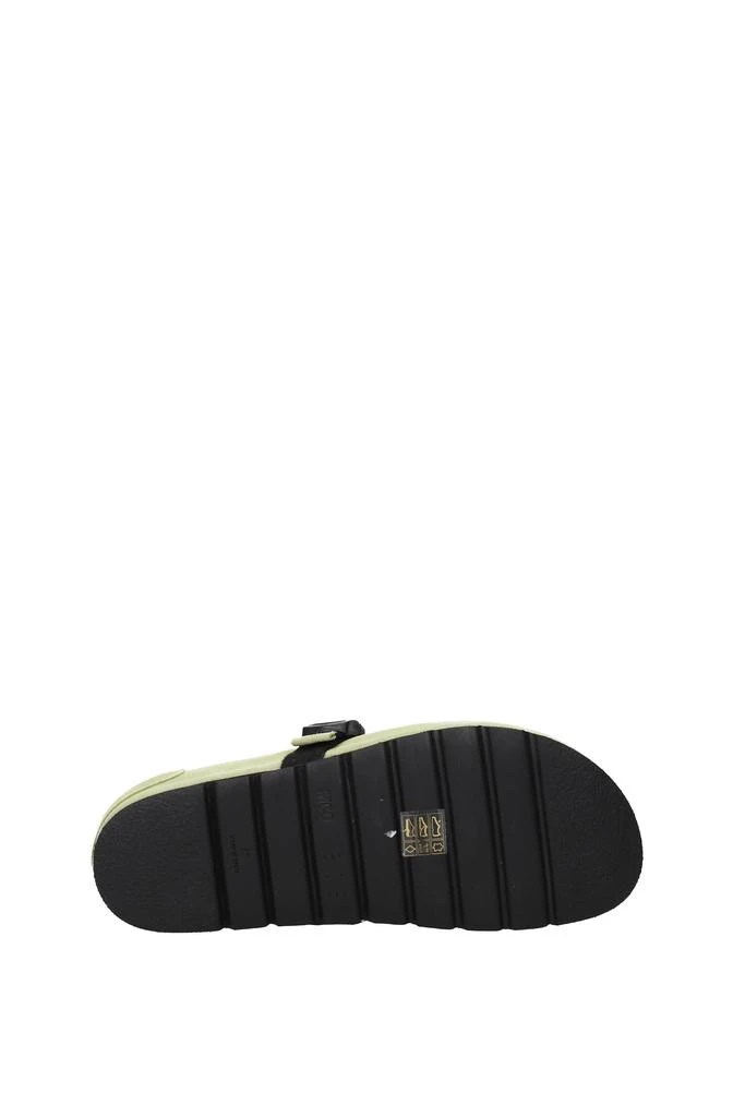 商品Alexander McQueen|Slippers and clogs mcq Suede Green,价格¥987,第5张图片详细描述