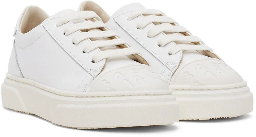 商品MAISON MARGIELA|Kids White Lace-Up Sneakers,价格¥783,第4张图片详细描述