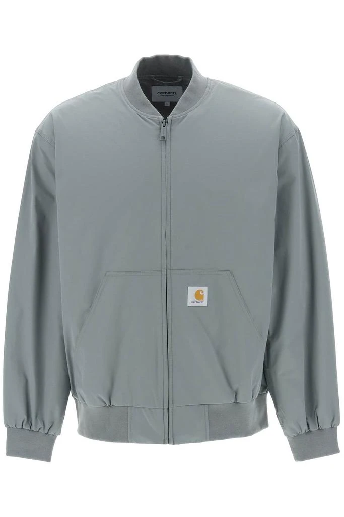 商品Carhartt WIP|Carhartt WIP Logo Patch Zip-Up Bomber Jacket,价格¥642,第1张图片