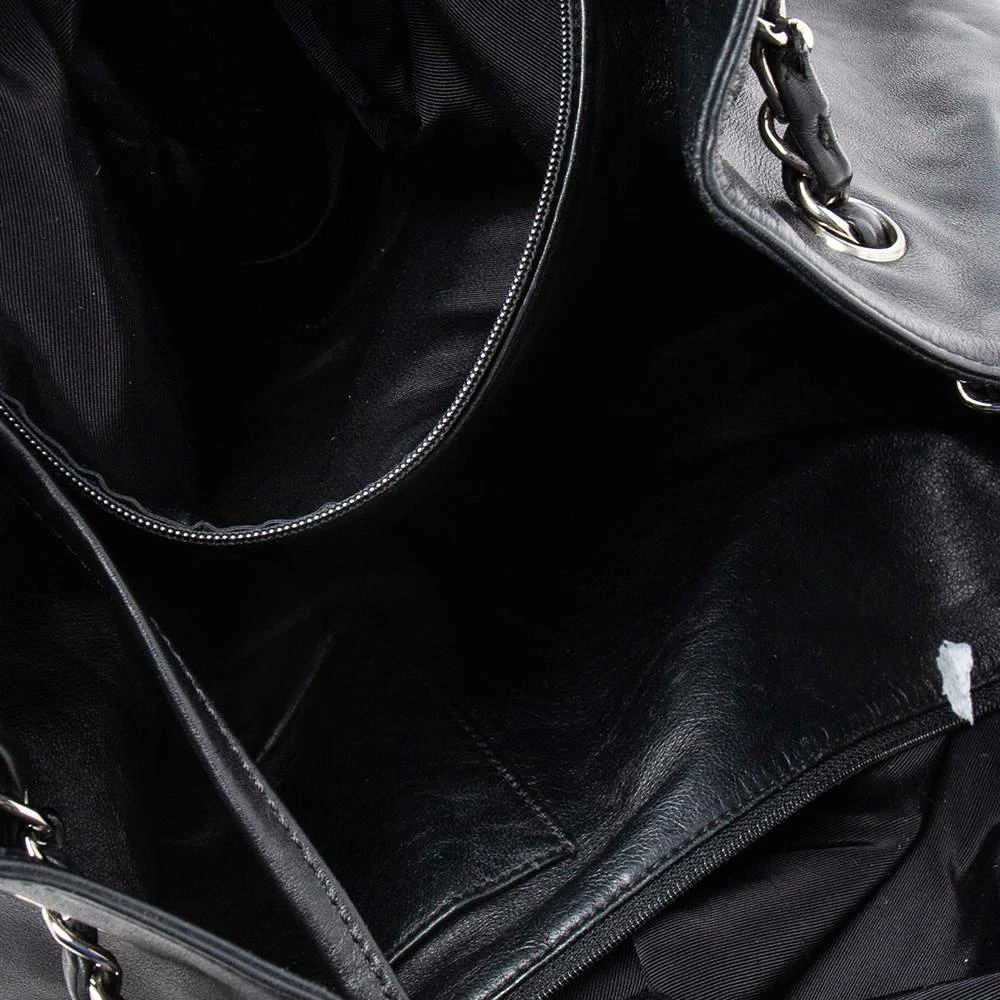 Chanel Black Leather Accordion Shoulder Bag 商品