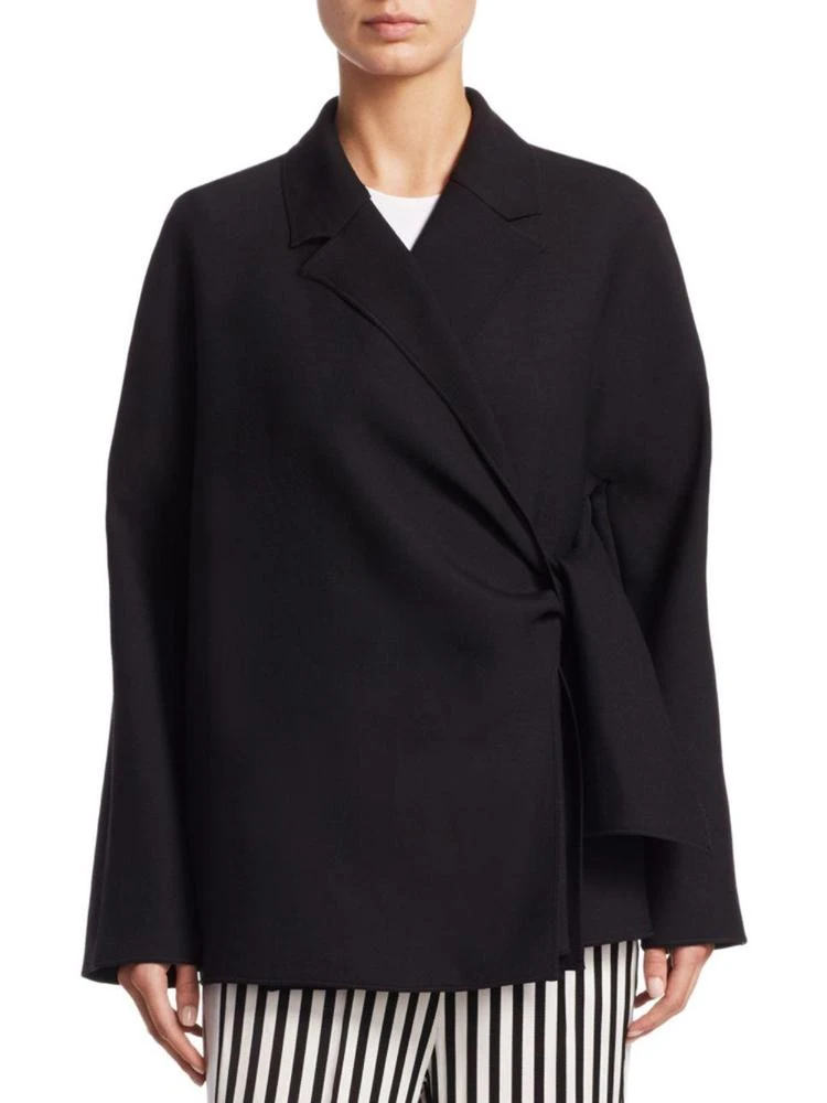 商品Victoria Beckham|Wool Tie-Front Coat,价格¥2553,第1张图片