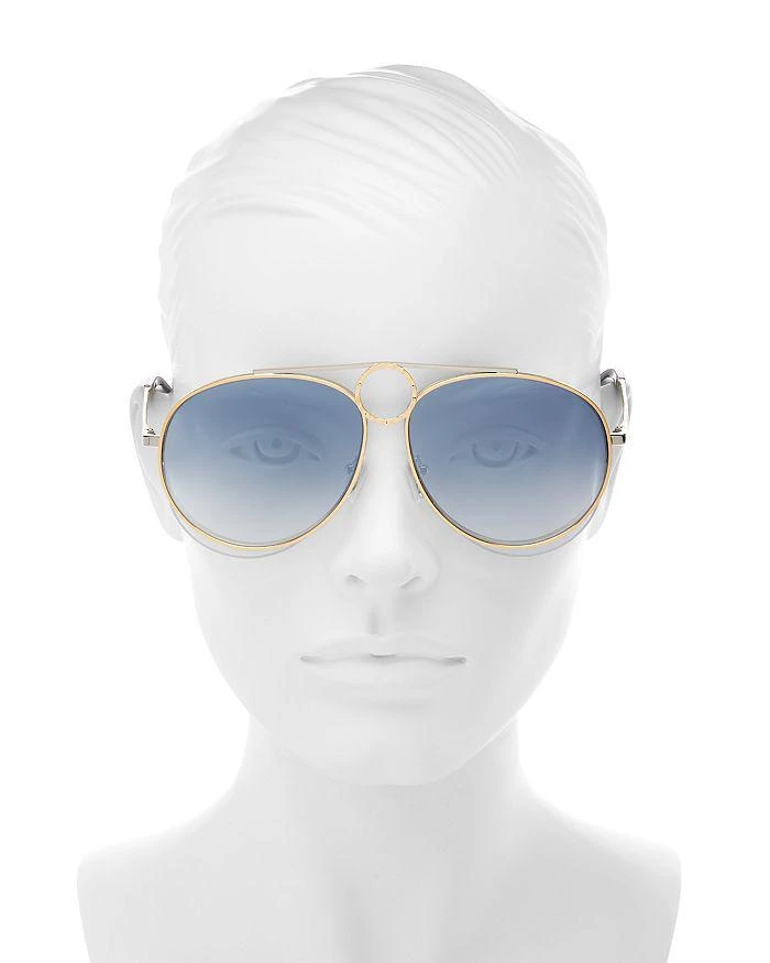 商品Chloé|Women's Romie Mirrored Aviator Sunglasses, 61mm,价格¥3139,第2张图片详细描述